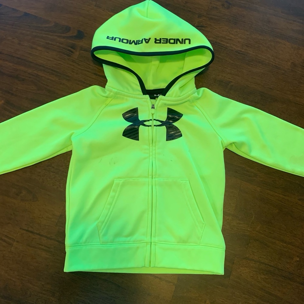 Boys Under Armour Hooded Jacket- Size 24 months